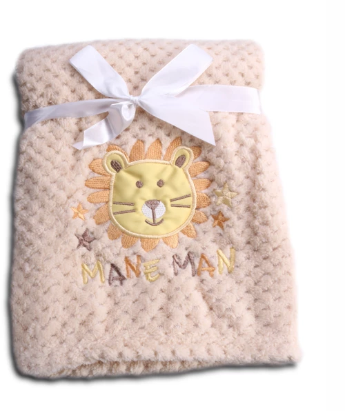 Cangaroo Κουβέρτα Αγκαλιάς & Λίκνου Freya Fleece Μπεζ 80x110cm