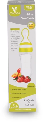 Cangaroo Βρεφικό Κουτάλι Silicone Squeze Feeder με Ρυθμιζόμενη Ροή από Σιλικόνη
