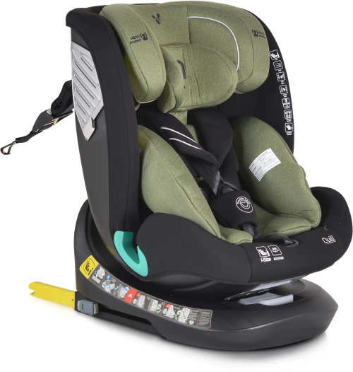 Cangaroo Quill 360° Καθισματάκι Αυτοκινήτου i-Size με Isofix green