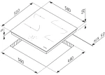 Αυτόνομη Εστία Pyramis PHC61611BFB Αφής Χωρίς Πλαίσιο 174020070