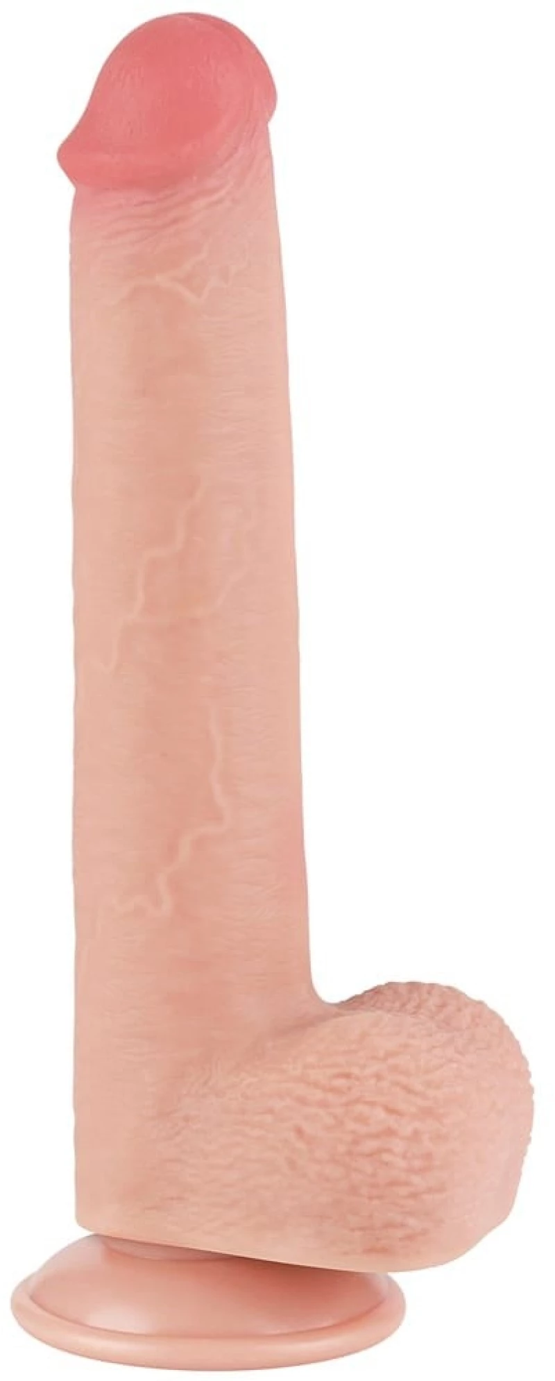Lovetoy 9'' Sliding Skin Dual Layer Dong Flesh