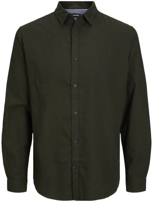 Πουκάμισο ανδρικό "Twill" χακί (Χακί)