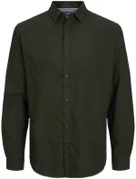 Πουκάμισο ανδρικό "Twill" χακί (Χακί)