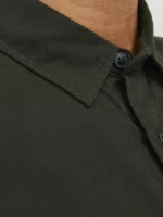 Πουκάμισο ανδρικό "Twill" χακί (Χακί)