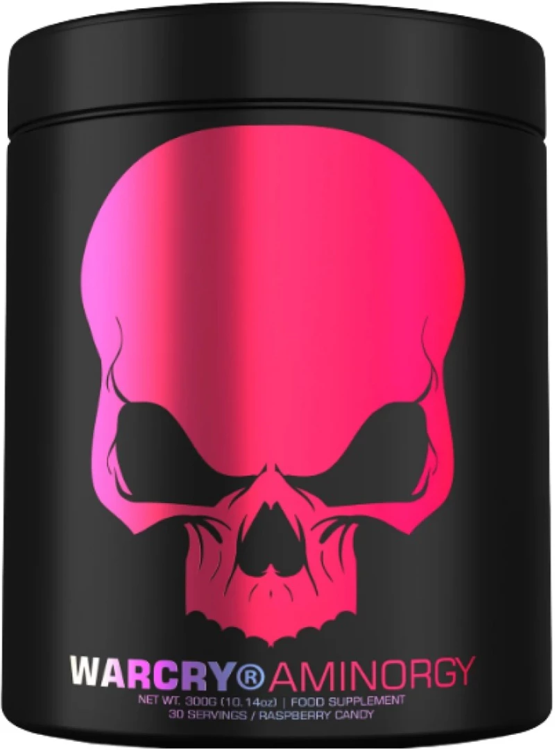 Genius Nutrition WarCry AminoRGY | EAA with Energy Complex [300 Γραμμάρια] Ζαχαρωτά βατόμουρα