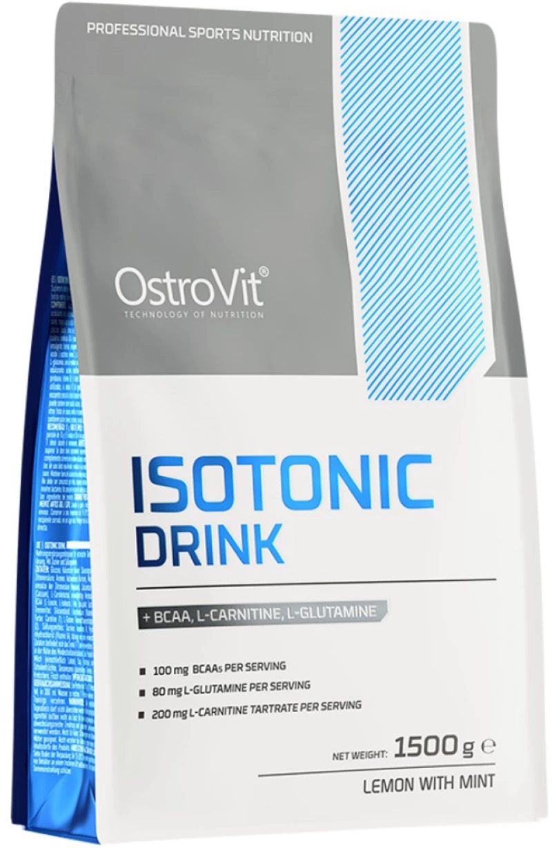 OstroVit Isotonic Powder + BCAA, L-Carnitine, L-Glutamine [1500 Γραμμάρια] Αχλάδι
