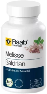 Raab Vitalfood Bio Lemon Balm + Valeriana [60 Κάψουλες]