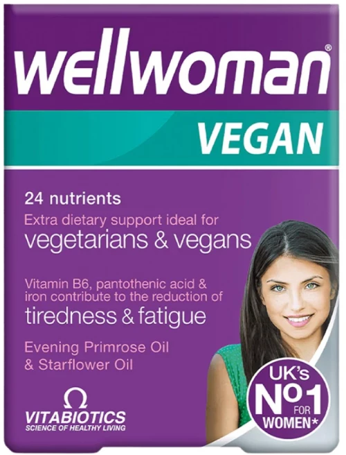 Vitabiotics Wellwoman Vegan [60 Ταμπλέτες]