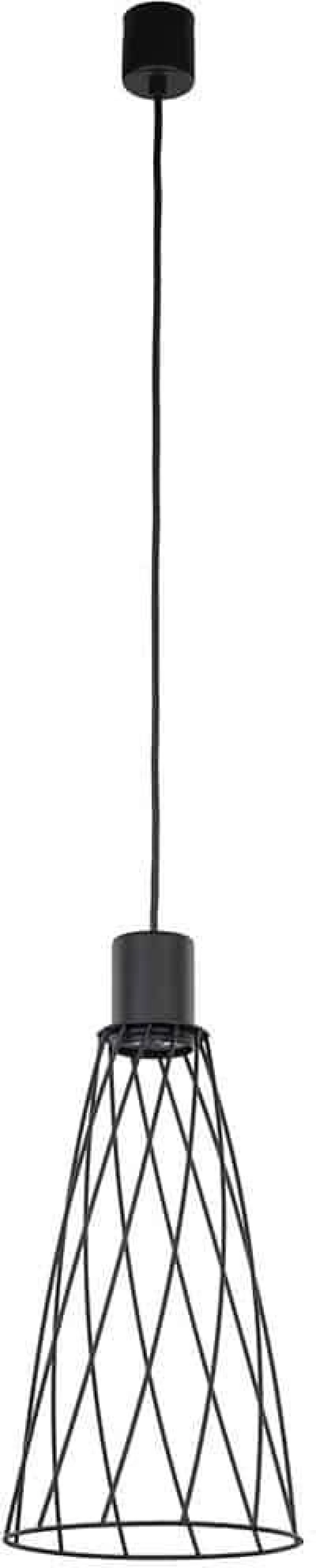 Φωτιστικό Οροφής Modesto 10161 19x19x180cm 1xGu10 10W Black TK Lighting