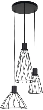 Φωτιστικό Οροφής Modesto 10187 50x50x120cm 3xGu10 10W Black TK Lighting