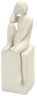 Διακοσμητική Φιγούρα RAH109K4 8,5x6x19cm White Espiel Πολυρεσίνη