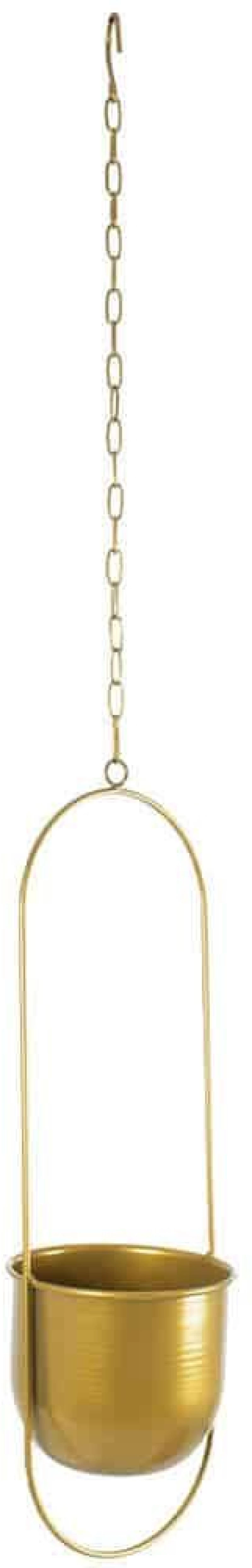 Κασπώ Nisyros 20488 Φ16x52cm Gold GloboStar Μέταλλο