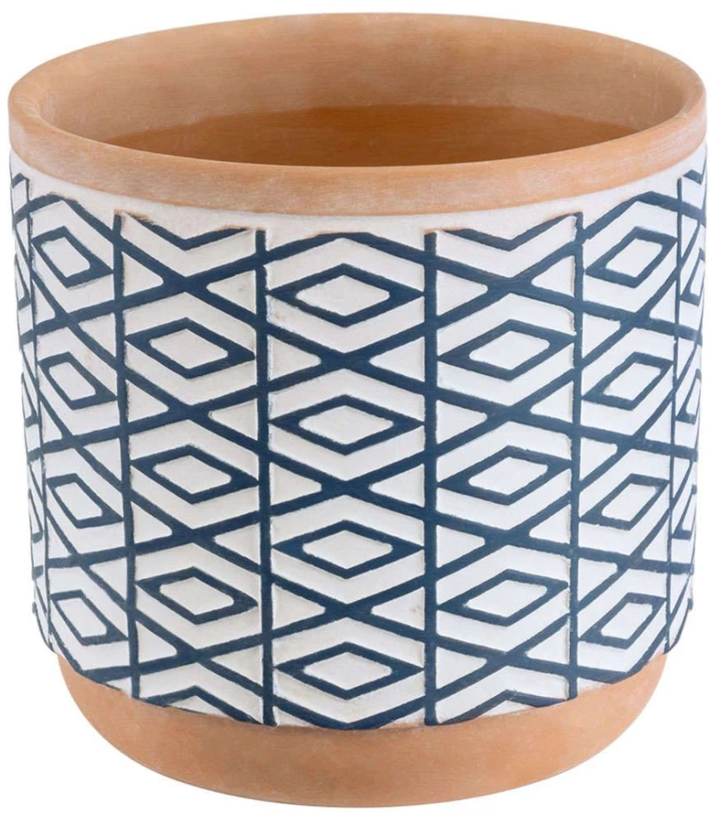 Κασπώ Kolkata 20525 Φ14,5x13cm Multi-Blue GloboStar Κεραμικό