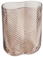 Βάζο 00.03.32532 8x15x20,5cm Pink Γυαλί