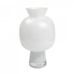 Βάζο 00.03.32542 Φ13,5x22,5cm White Γυαλί