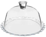 Τουρτιέρα Με Καπάκι 07.196399 26cm Clear Γυαλί