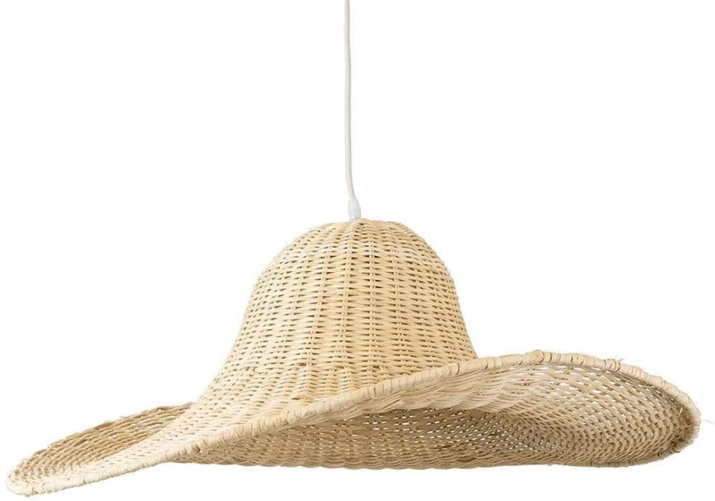Φωτιστικό Οροφής Espargos Boho 02214 Φ70x35cm 1xE27 Beige GloboStar