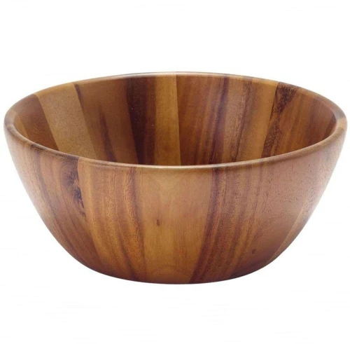 Σαλατιέρα Acacia AH-MS24062 Φ25x10cm Natural Andrea House Large Ξύλο