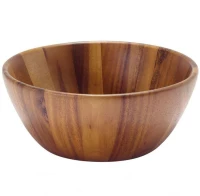 Σαλατιέρα Acacia AH-MS24062 Φ25x10cm Natural Andrea House Large Ξύλο