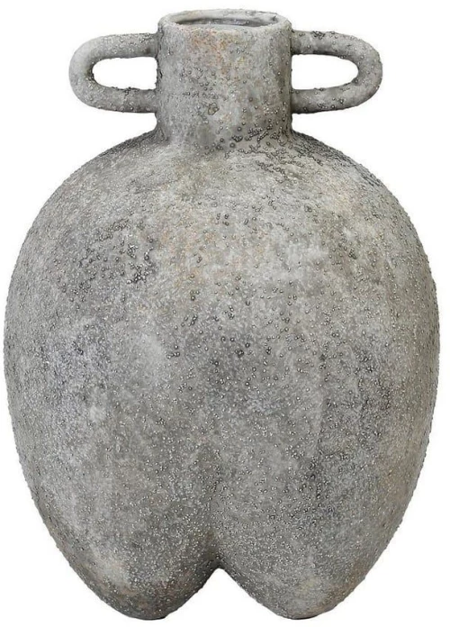 Βάζο 27x27x31cm Grey Espiel Κεραμικό