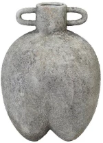 Βάζο 27x27x31cm Grey Espiel Κεραμικό