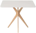 Τραπέζι Jubi JUBITRE8 80x55x73cm Natural-Pearl Grey Mdf,Ξύλο