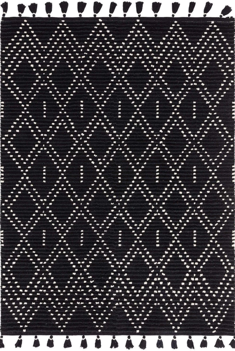 Χαλί Nepal Diamond Black-Cream Asiatic London 120X170cm