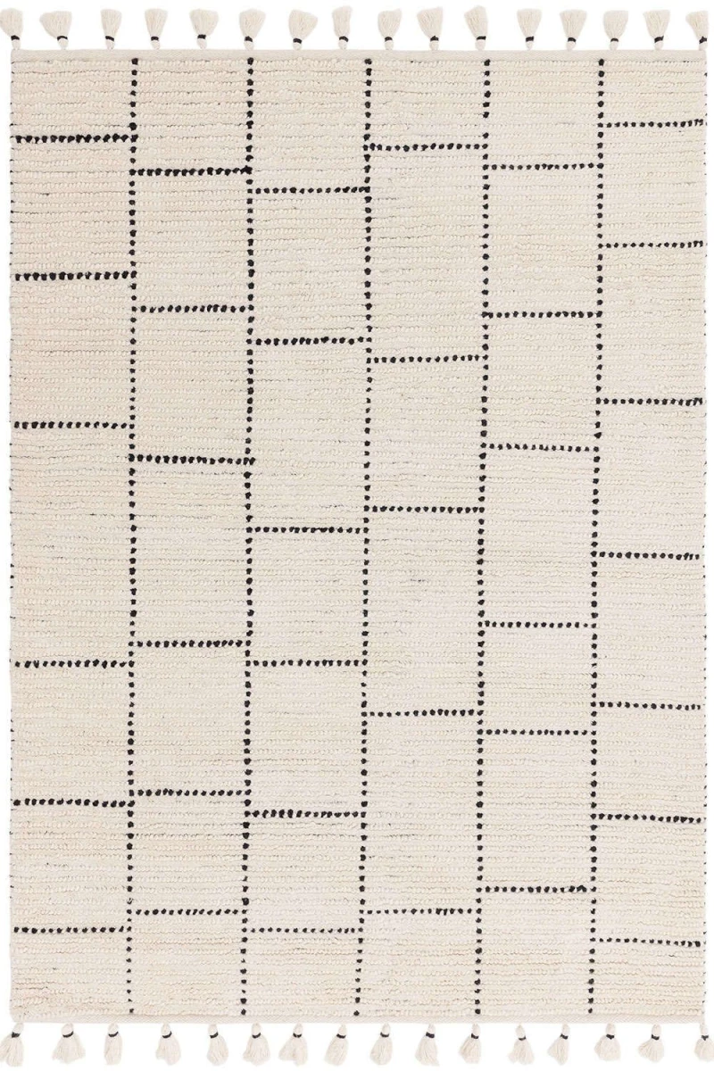 Χαλί Nepal Tile Cream-Black Asiatic London 200X290cm