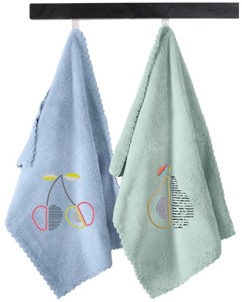 Πετσέτες Κουζίνας Gourmet 29 (Σετ 2τμχ) Mint-Blue Guy Laroche 35x50cm Microfiber