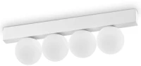 Φωτιστικό Οροφής - Πλαφονιέρα Ping Pong 328232 30,9x6x9cm Led 1000lm 12W 3000K White Ideal Lux