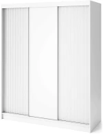 Ντουλάπα Δίφυλλη Συρόμενη Bico III 162738159 180x60x220cm White Δίφυλλη