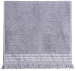 Πετσέτα Satti Grey Nef-Nef Homeware Χεριών 30x50cm 100% Βαμβάκι