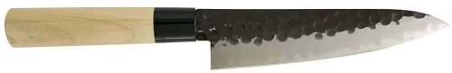 Μαχαίρι Chef Hammered F-1116 24cm Silver-Natural Tojiro Ατσάλι,Ξύλο