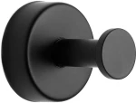 Άγκιστρο Μπάνιου Moderno 220155 Black Mat Karag Ανοξείδωτο Ατσάλι