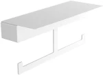 Χαρτοθήκη Διπλή Neo 842266 White Mat Karag Ανοξείδωτο Ατσάλι