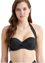 ΜΑΓΙΟ ΤΟΠ STRAPLESS BLU4U FASHION SOLIDS S24-24366088D 02 - ΜΑΥΡΟ