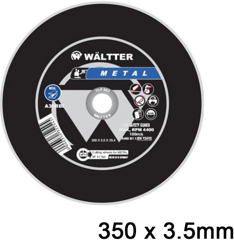 Δίσκοι Κοπής Metal 350x3.5mm WALTTER - 3503525