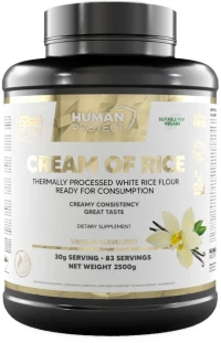 Human Protect Cream of Rice | Complex Carbohydrate [2500 Γραμμάρια] Βανίλια