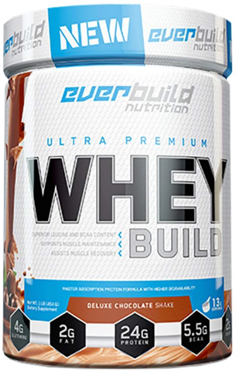 EverBuild Ultra Premium Whey Build [454  Γραμμάρια] Μήλο