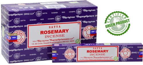Αρωματικά Στικ Δενδρολίβανο Satya Rosemary Incense Sticks 15g