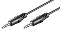 CABLETIME καλώδιο ήχου 3.5mm AV301-11N, AUX, 1m, μαύρο