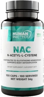 Human Protect NAC High Dose | N-Acetyl L-Cysteine 600 mg [100 Κάψουλες]