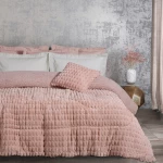 Κουβερτοπάπλωμα sherpa υπέρδιπλο nude 220x240cm Das Home 1175