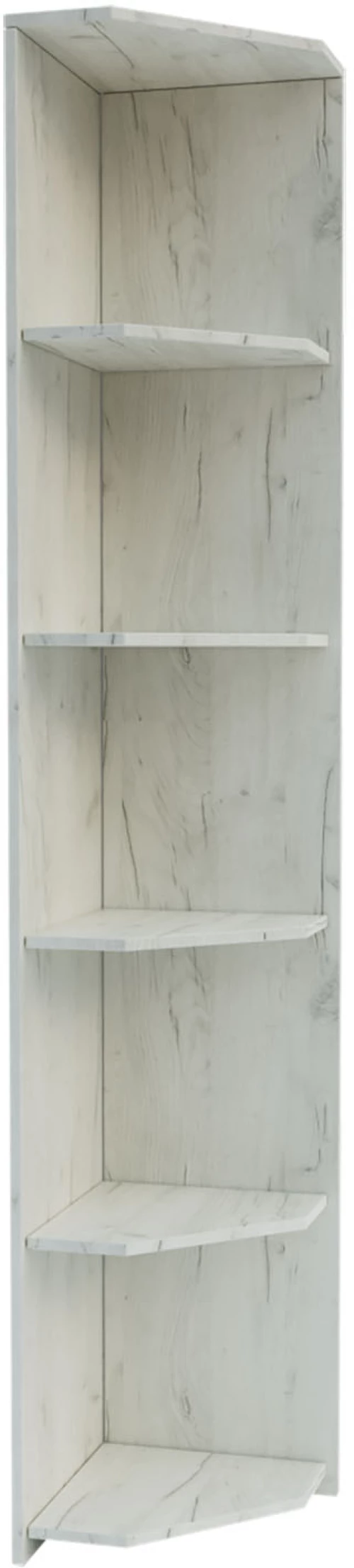 Βιβλιοθήκη Milen 33x33x185.2cm Λευκή