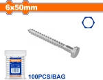 WADFOW Στριφώνια γαλβανιζέ 6 Χ 50 100 τεμάχια (WXSK913)