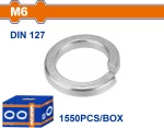 WADFOW Γκρόβερ γαλβανιζέ DIN127 6mm 1550 τεμάχια (WVWA511)