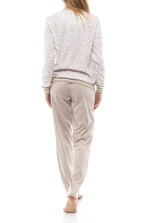 Γυναικεία Πυτζάμα Pink Label - Animal print - Μπεζ - Cotton - Regular Fit