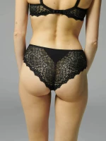 Γυναικείο Boxer slip Simone Pérèle - Μαύρη δαντέλα - Χωρίς ραφές - Polyamide - Regular Fit