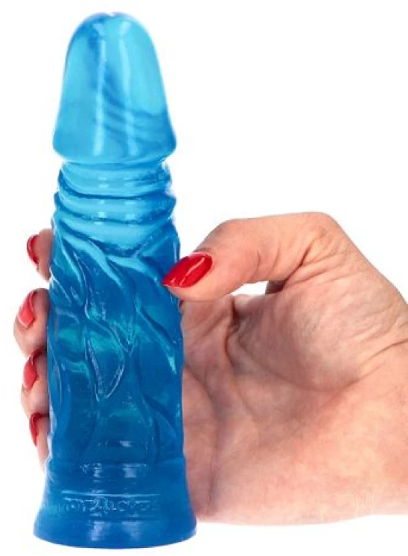 Ezio transparent blue Dildo