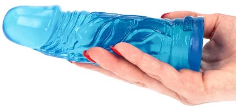 Ezio transparent blue Dildo